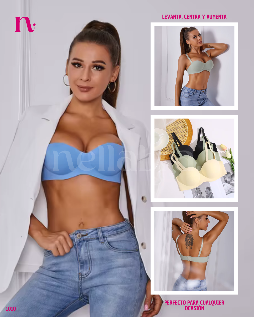 1010 STRAPLESS SMOOTH PUSH UP