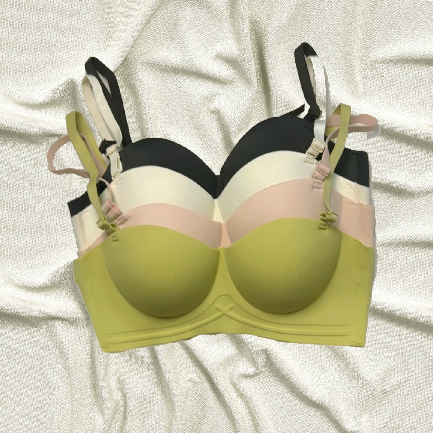 1013 STRAPLESS  JELLY CROSS PUSH UP