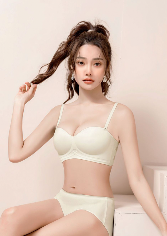 1013 STRAPLESS  JELLY CROSS PUSH UP